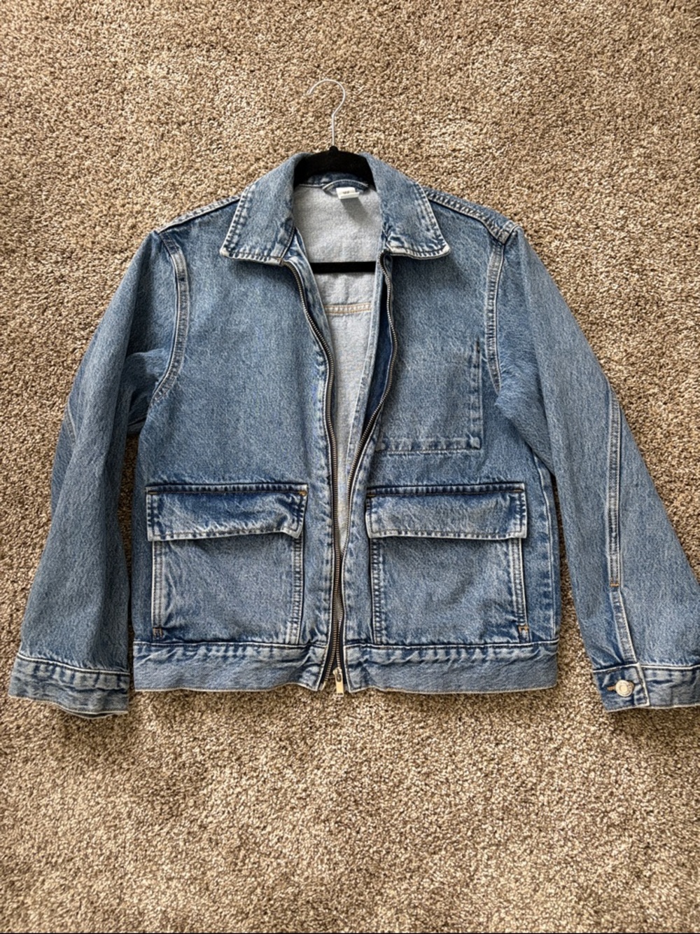 H&M Denim Jacket - Classic Zip Front